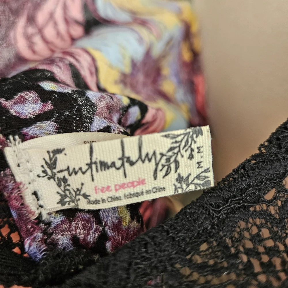 Free People Intimately lace detail dress. MEDIUM